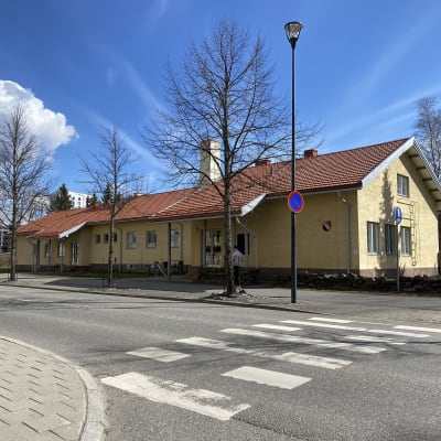 Päiväkotina toiminut Gävlenlinna kuuluu suojeltavien rakennusten joukkoon. 