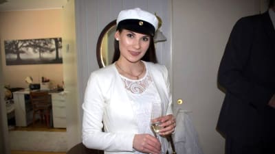 Ida Falenus med studentmössa