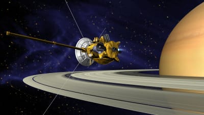 En konstnärs vision av Cassini  och Saturnus
