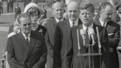 Josip Broz Tito och John F. Kennedy.