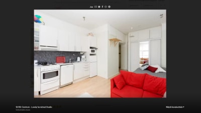 Den dyraste recenserade bostaden på Airbnb.fi.