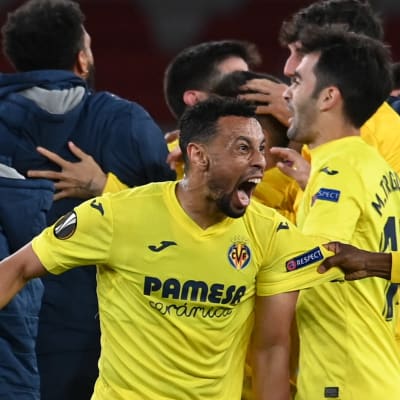 Villarreal firar i Europa League.