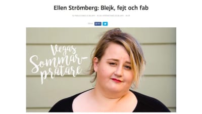 Ellen Strömbergs sommarprat.