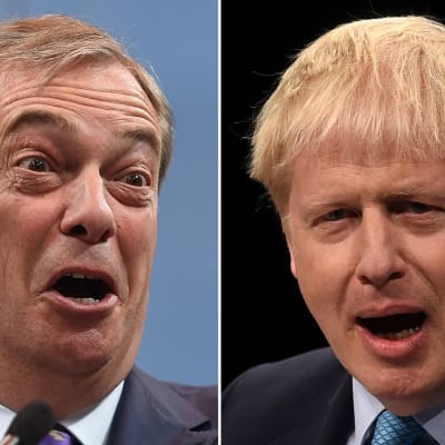 Nigel Farage och Boris Johnson