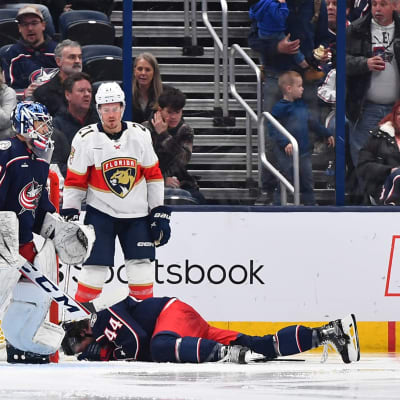 Erik Gudbranson ja Nick Cousins.