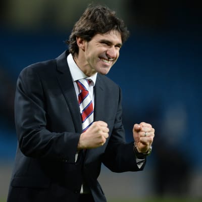 Aitor Karanka tuulettaa.