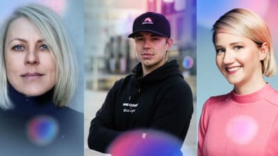 Annamari Vänskä, Väinö Mäkelä ja Anniina Valtonen 