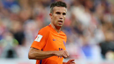 Robin van Persie i den holländska landslagsdressen.