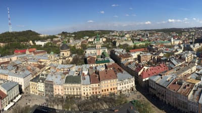 Panorama över Lviv