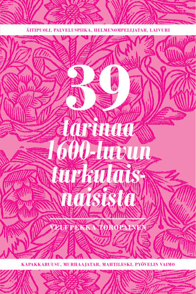 Ljusröd bok som handlar om 39 starka åbokvinnor
