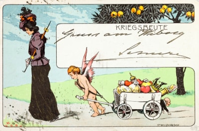 Postkort från sekelskiftet 1800-1900.