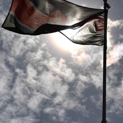 Kenyas flagga.