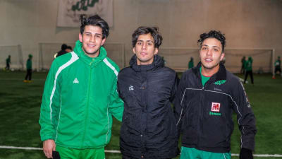 Ahmed Majed, YasserErhima och Ahmed Abd Al-salam kommer från Irak.