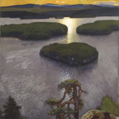 Eero Järnefelt: Symbolistiskt landskap från Koli