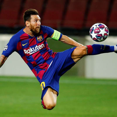 Lionel Messi i Barcelonas tröja.