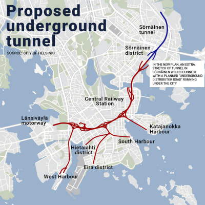 Proposed underground tunnel