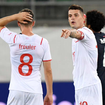 Granit Xhaka i landslaget.