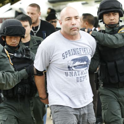Entinen kersantti Joseph Hunter pidätettiin Thaimaassa vuonna 2013 epäiltynä huumausainerikoksista.