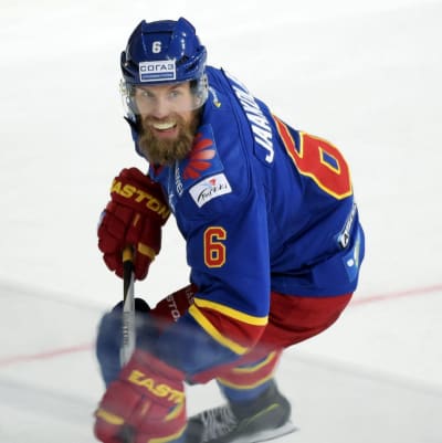 Topi Jaakola i matchen mot Metallurg Magnitogorsk.