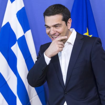 Kreikan pääministeri Alexis Tsipras Brysselissä 22. kesäkuuta.