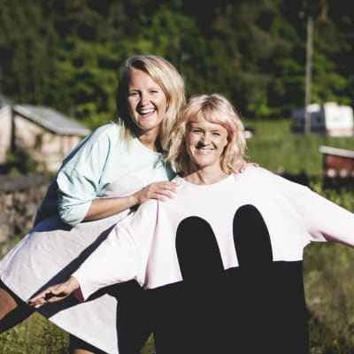 Fredrika Lindholm och Frida Frankenhauser