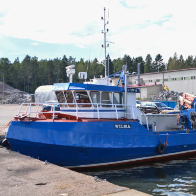 Trålhamnen i Valkom i Lovisa.