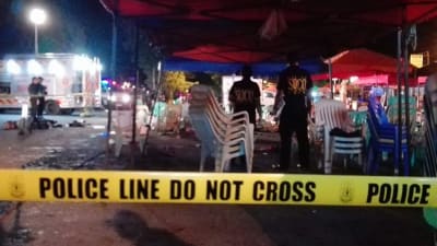 Polisen har spärrat av område i filippinska staden Davao där explosion inträffade 2.9.2016