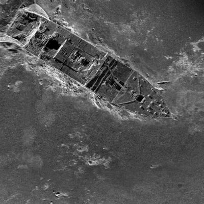 Uudella tekniikalla saatu kuva Titanicin keulasta