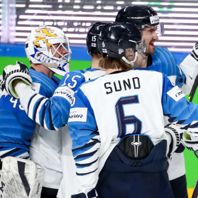 Lejonen jublar i VM 2021.