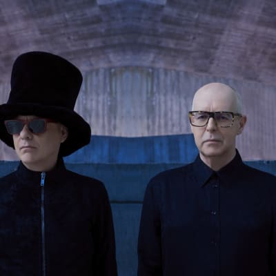 Pet Shop Boys yhtyeen jäsenet Neil Tennant ja Chris Lowe.