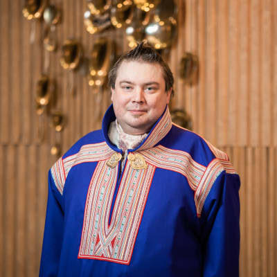 Saamelaiskäräjien puheenjohtaja Tuomas Aslak Juuso.