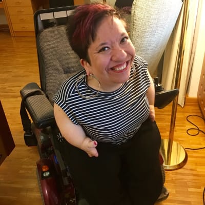 Anna Caldén, ordförande för Finlands Svenska Handikappförbund