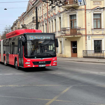 Vilnalainen bussi.