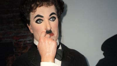 Chaplin som vaxdocka i London.