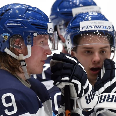 Patrik Laine och Sebastian Aho.