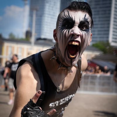 Tuska-festivaalia, Veeti Köykkä. 