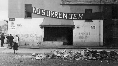 Gata i Shankill i Belfast 1970.