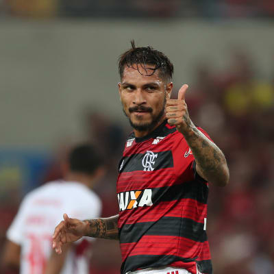 Paolo Guerrero i farten för sitt Flamengo.