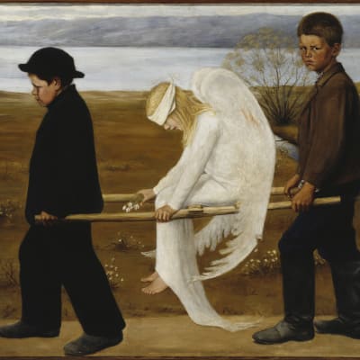 Hugo Simberg Haavoittunut enkeli (1903)