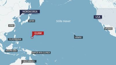 Guam i Stilla havet. 