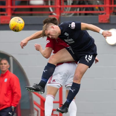 Benjamin Källman i Dundee FC 2018.