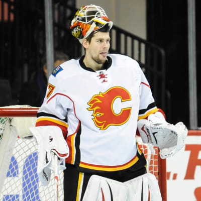 Joni Ortio, Calgary Flames oktober 2016.