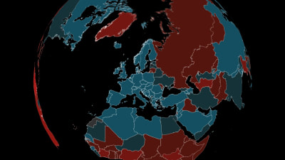 The Homicide Monitor visar var i världen det begås flest mord