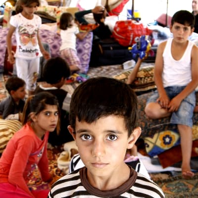 Yazidiska flyktingar