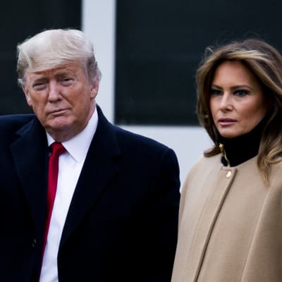 Donald och Melania Trump 31.1.2020