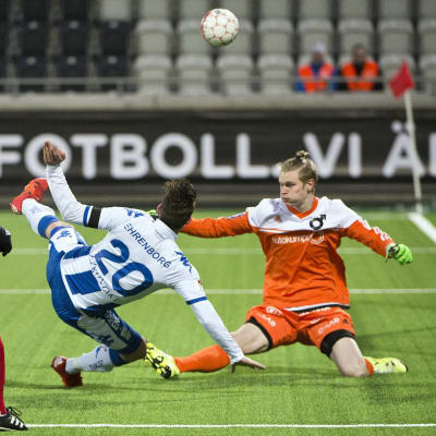 Jesse Öst i elden i Svenska Cupen 2016.
