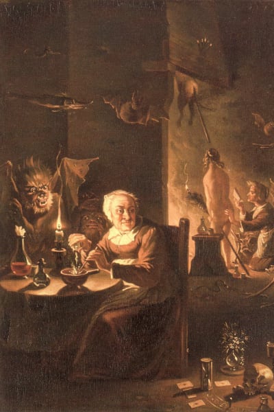 Hexenszene Umkreis des David Teniers d.J. (1610-1690) 