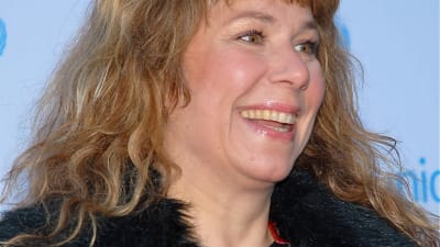 Den svenska konstnären och radioprofilen Stina Wollter.
