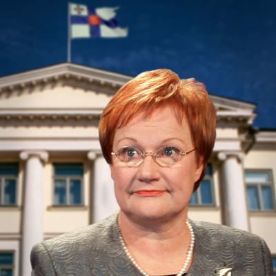 Presidenttiehdokas Tarja Halonen vuonna 2000