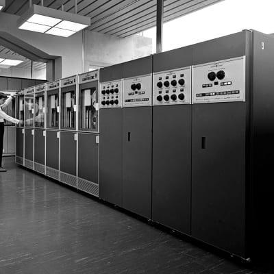 Yles ADB-central år 1968. 